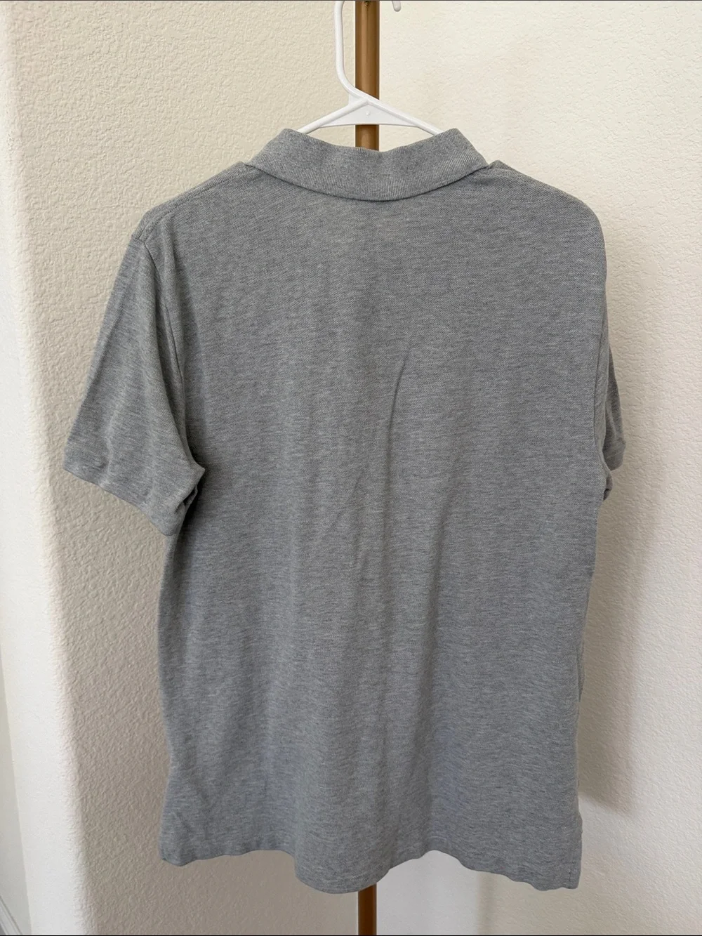 Polo by Ralph Lauren Light Gray Short-Sleeve Pique Polo size XL( 18-20)